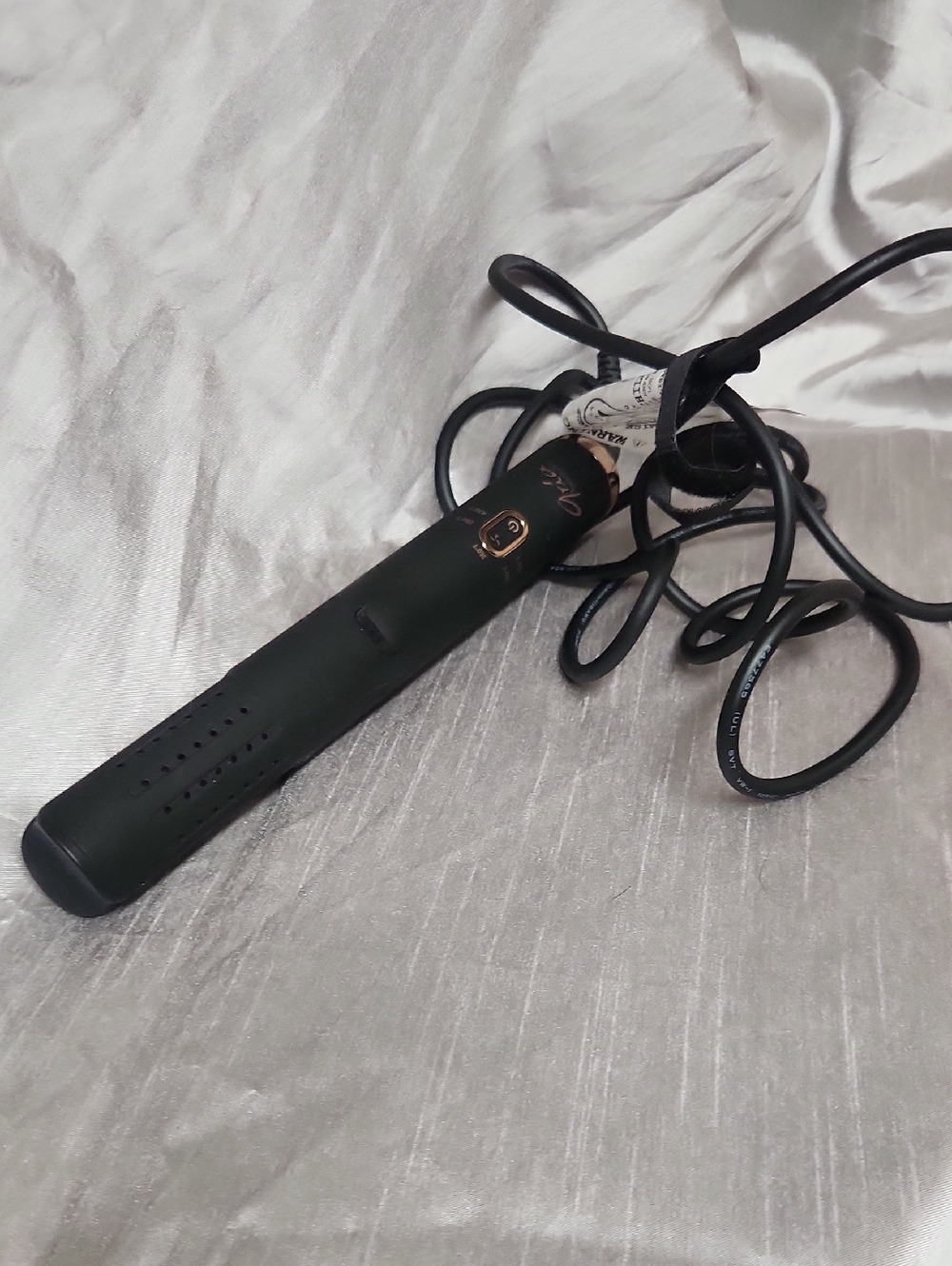 Black Hair Straightener with Digital Heat Control